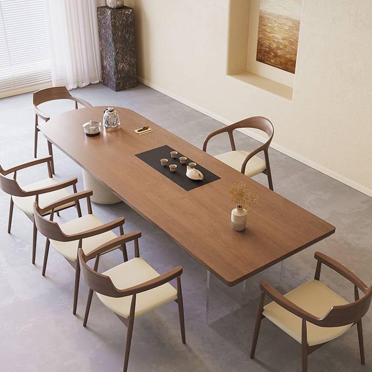 [폭발판매] 2.0 m 차테이블 슈마이트 의자 등받이 의자 * 3 1.6 m 벤치