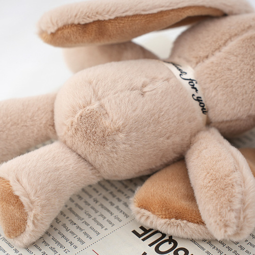 Cartoon Cute Rabbit Plush Keychain, Adorable Backpack Accessory, Creative Novelty Toy, Gift