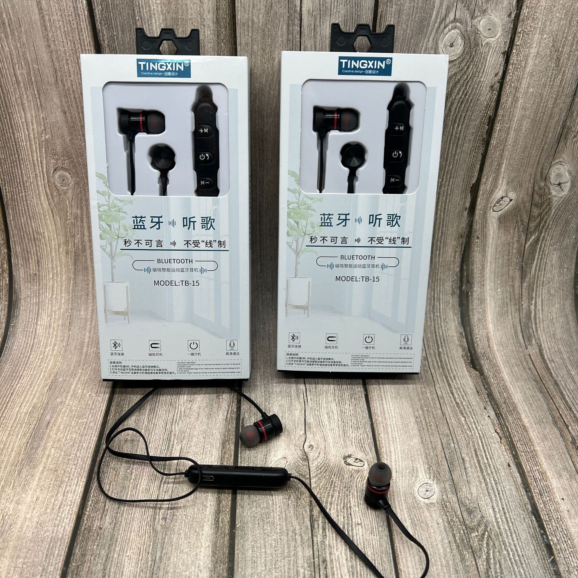 Auriculares Bluetooth, nuevos teléfonos inteligentes colgantes, auriculares Bluetooth, adecuados para teléfonos Android al por mayor