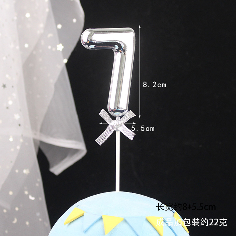 Decoración digital para pasteles 0-9, 3D oro/rosa, inserto para cumpleaños – Mayorista de Yiwu image 72