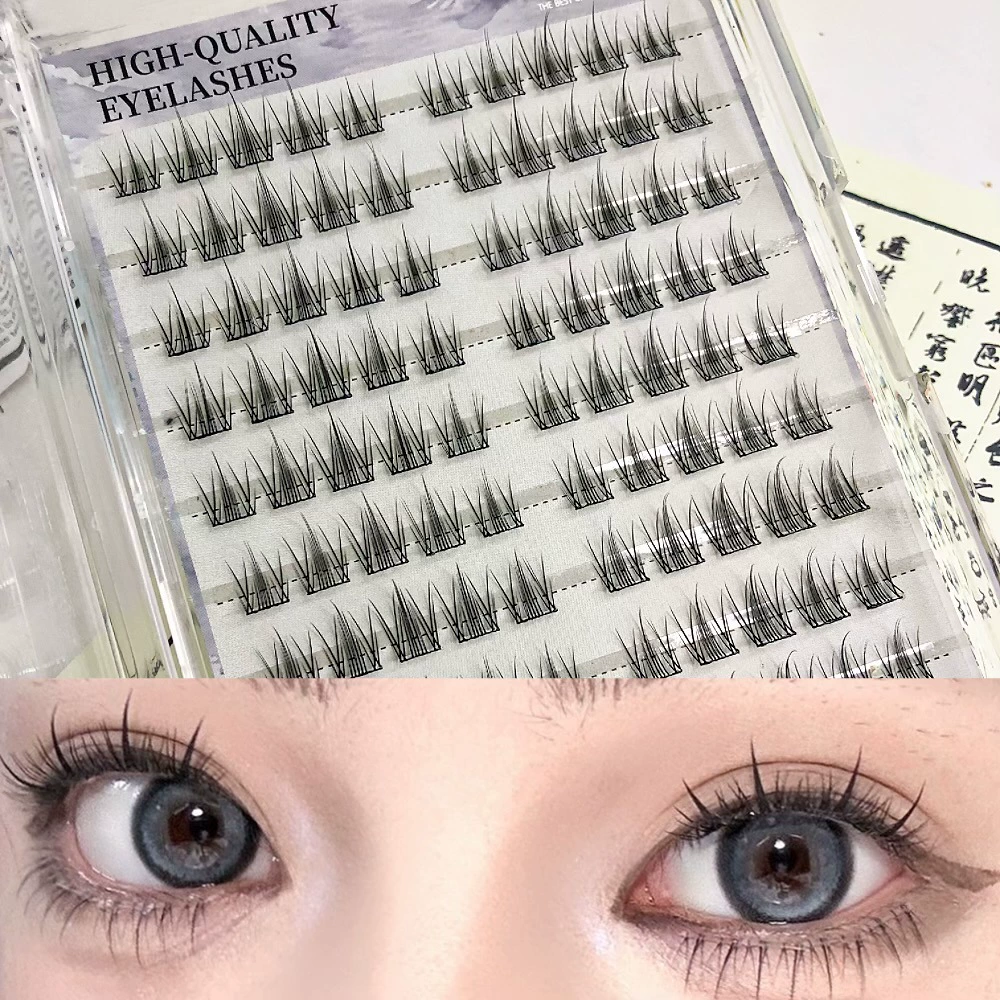False Eyelashes, mixed capacious sets, custom European style, glue-free options