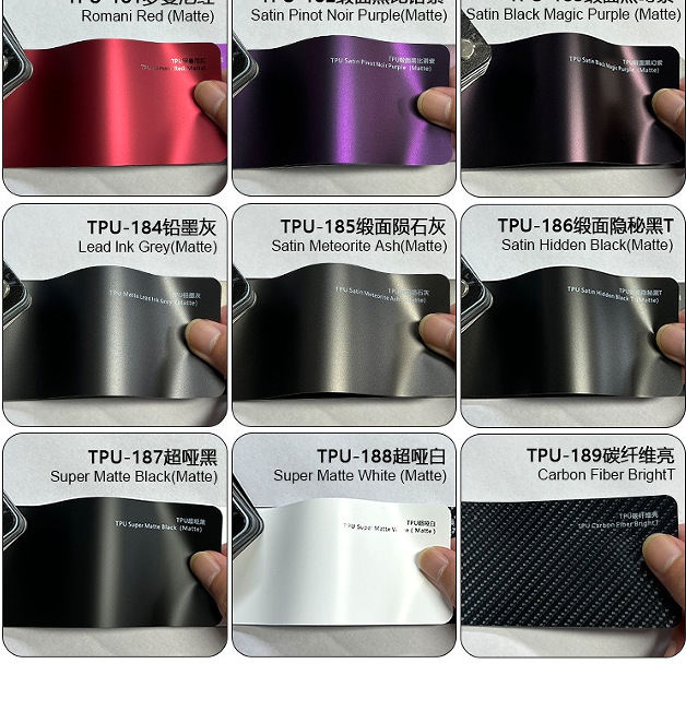 Factory Direct Sales Self-Healing Paint Protective Film Full Roll Ppf Full Body Film Tpu Car Clothing Car Color Changing Film