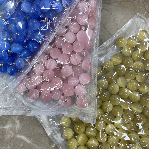 ESSTUDIO silver bottom glass pearlescent metal buttons sweater shirt cardigan pearlescent buttons