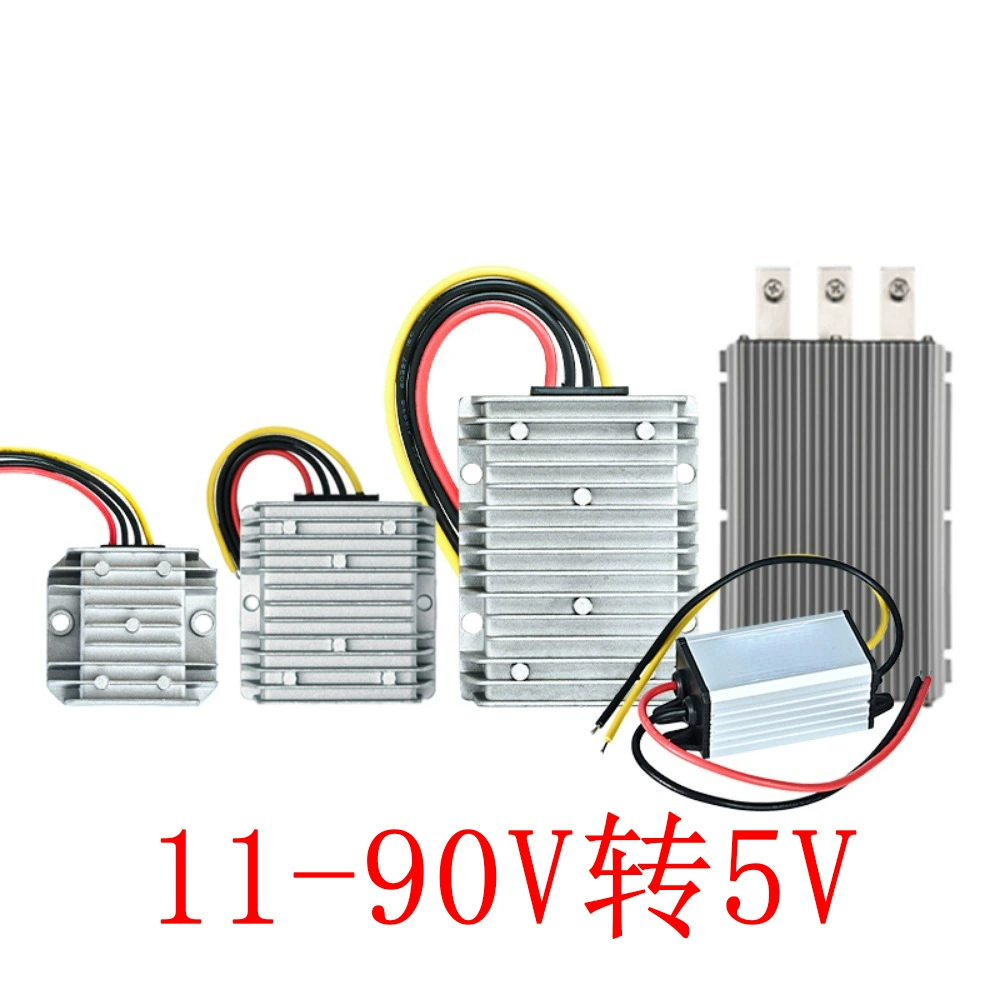 60V to 5V автомобильный источник питания 48V to 5V 12V регулятор напряжения 12V в 5V Преобразователь мощности 5V 11-90V