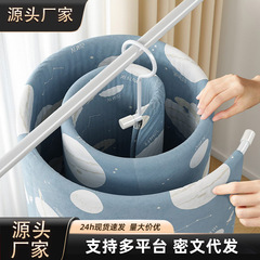 布団の神器を干す螺旋式のハンガーのベランダの家庭用の大きい円形の回転は冷たいハンガーを掛けてシーツを干します。