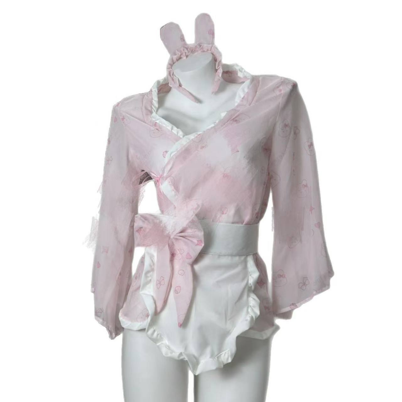 110【귀 기모노 앞치마】