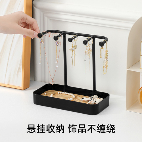 Desktop jewelry rack women's dressing table ring earrings necklace storage rack home hair accessories jewelry display rack