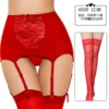 Red lace tights