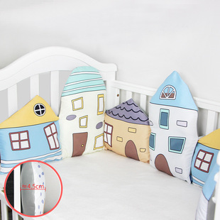 One-piece strap crib bed fence baby protective bedding soft bag children anti-collision enclosure