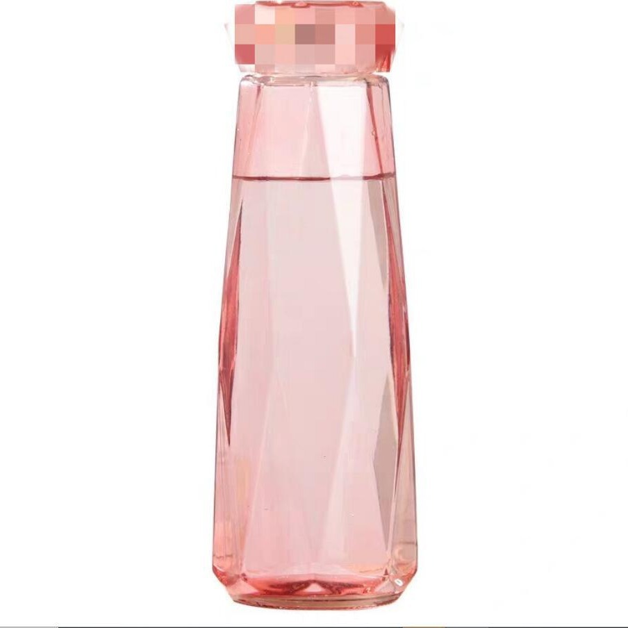 Taza de cristal con diseño de diamante, conjunto para parejas, regalo creativo y colorido, ideal para promociones.