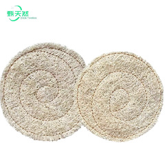 Factory Direct Sales White Double Layer Thickened Mug Mat Cup Mat Dining Mat Tea Set Cleaning Mat Health Pot Mat