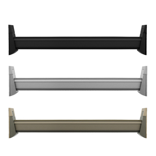 Kashuo Wardrobe Thickened Clothes Rod Aluminum Alloy Cabinet Underwear Pipe Furniture Hardware Cross Bar Aluminum Clothes Rod Wholesale