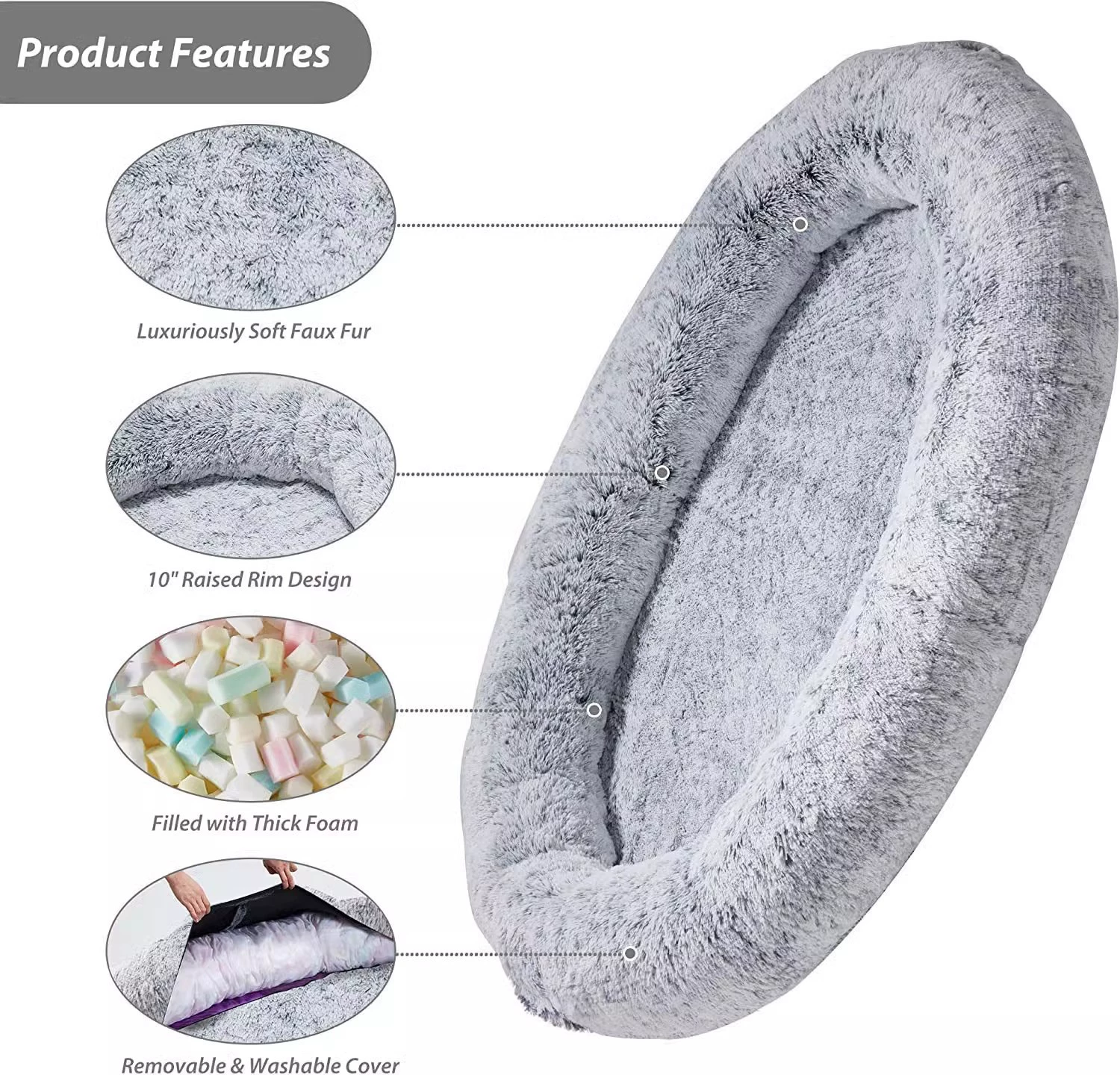 Big plush keep warm sponge sofa, pet