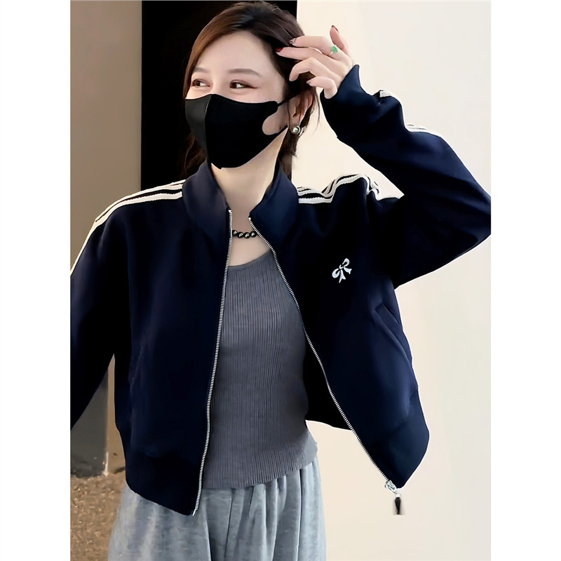 短款棒球服外套女款春秋2025初秋季新款爆款韩系休闲夹克开衫上衣|undefined