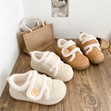 B3002乳胶鞋垫/厚底棉鞋女鞋2025新款板鞋加绒冬季保暖雪地靴百搭