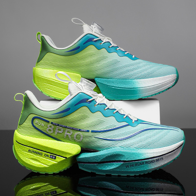 Chitu 8pro zapatillas para correr tablero de carbono para hombre, suela gruesa, jóvenes estudiantes, cuatro estaciones, zapatillas de deporte con absorción de impactos ultraligera F8