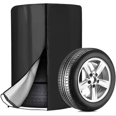 zipper, silver-coated four-in-one tire cover, Spare wheel cover