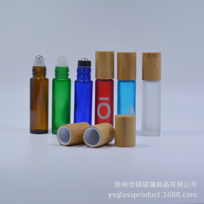 竹木盖化妆品瓶