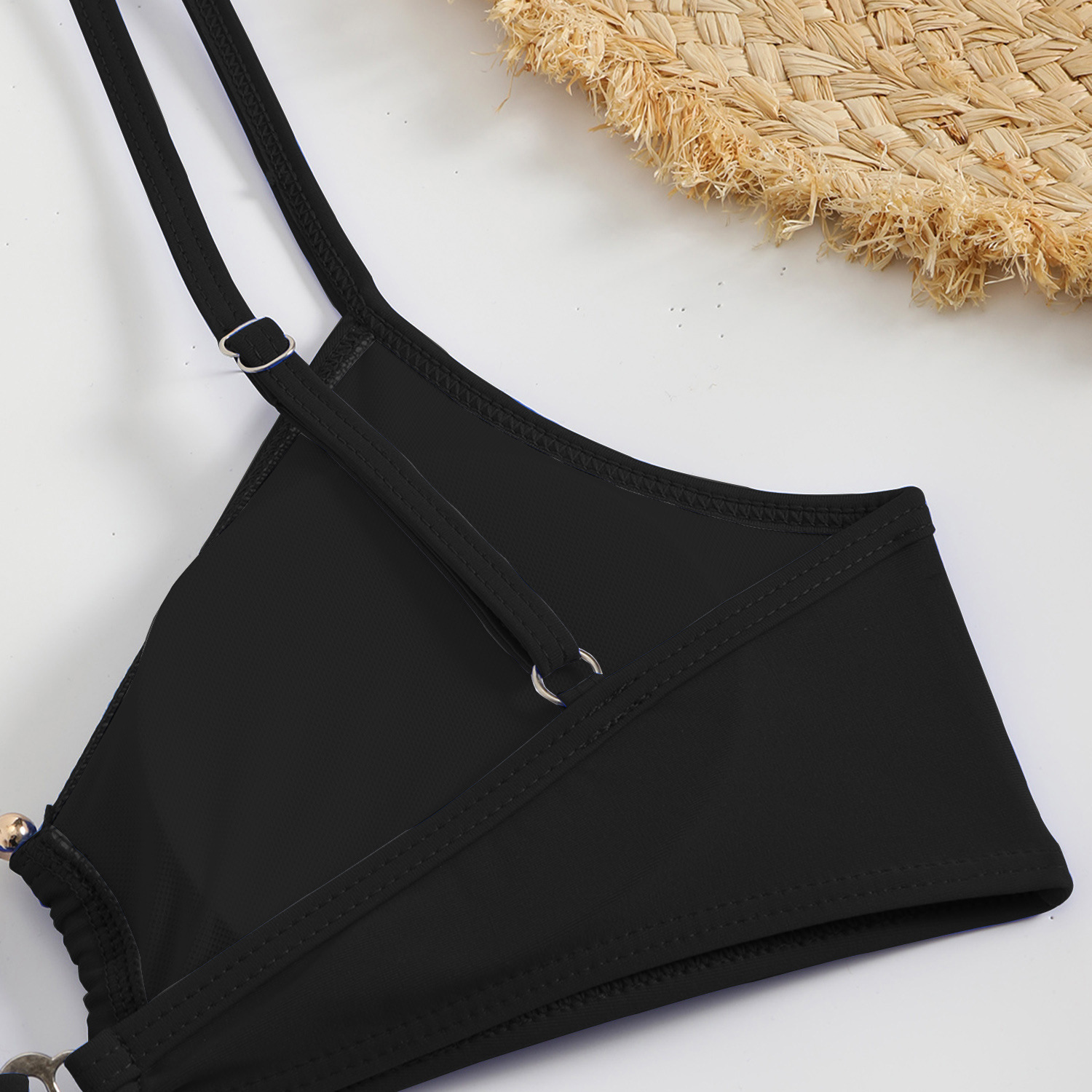 Solid Color Two-Piece Bikini Set For Women, Trendy Swimwear With Comfortable Fit, Versatile Beach & Pool Swimsuit_ecoleips.com