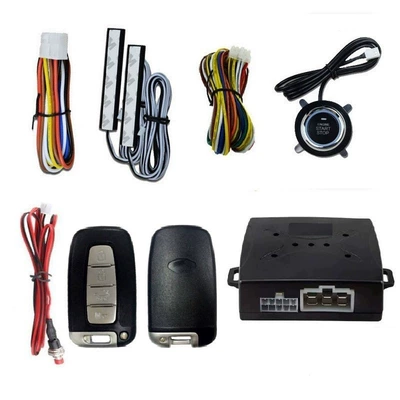 Car anti-theft device One-Button Start, Remote Start + - style-3-remote-control-english