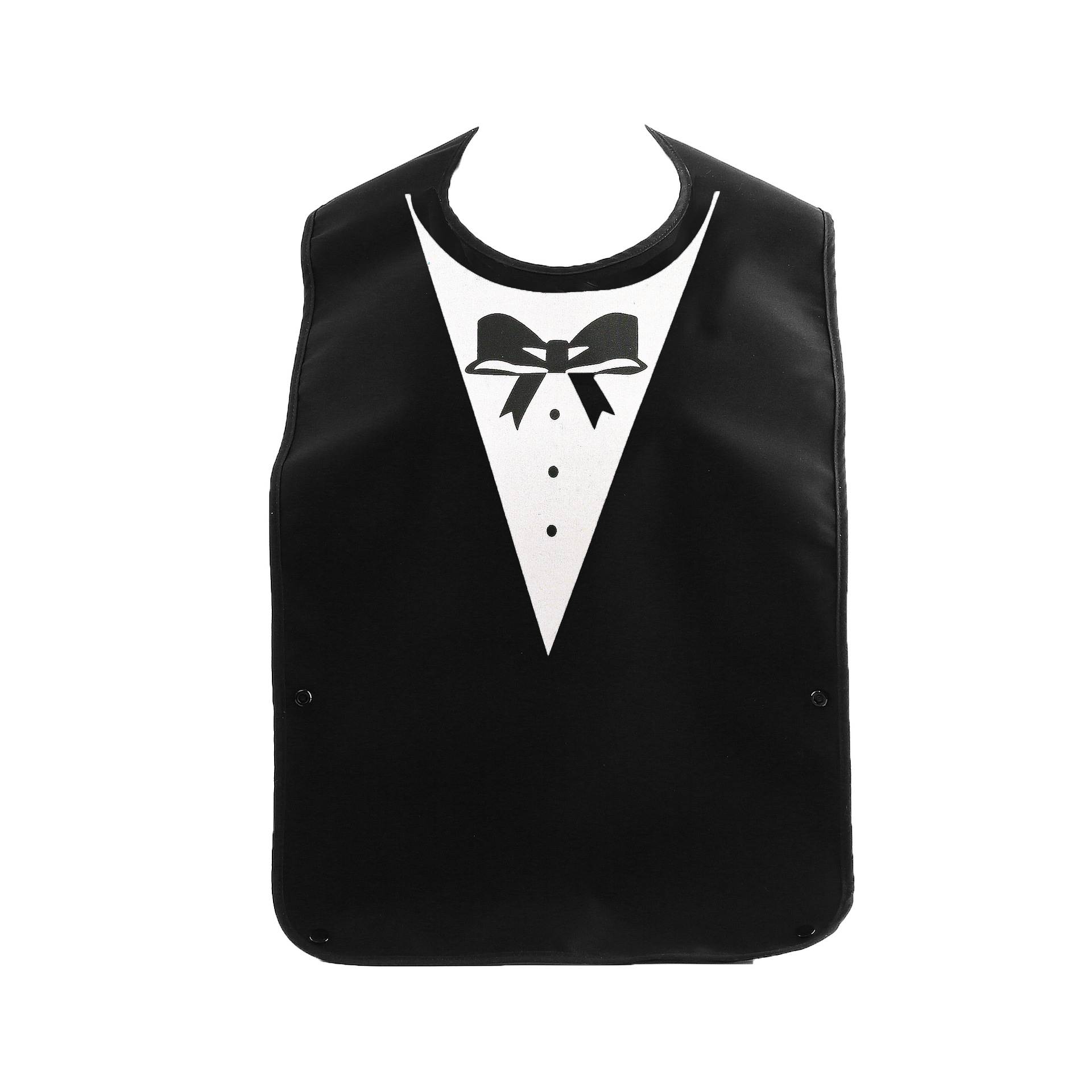 De gran tamaño babero de comida para adultos babero de comedor de algodón artificial babero de los ancianos babero de doble cara