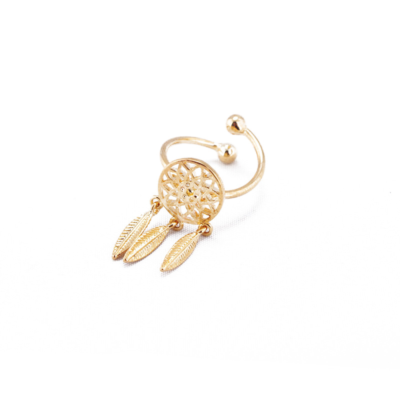 Fashion Dream Catcher Alloy Hollow Opening Tassel Ring display picture 5