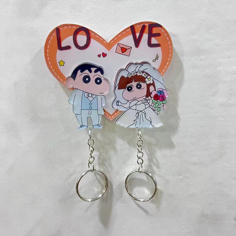 크레용 작은 새로운 냉장고 키 체인