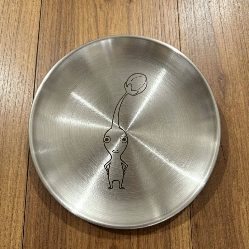 Pikmin Cute Cartoon Stainless Steel Small Round Plate Antibacterial 201 Cartoon Ins Round Plate Dessert Camping Plate Barbecue Plate Pikmin Cute Cartoon Stainless Steel Small Round Plate Antibacterial 201 Cartoon Ins Round Plate Dessert Camping Plate Barbecue Plate