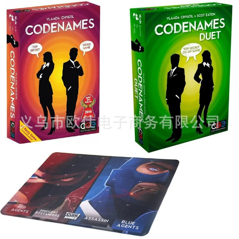 English version codenames Operation Codename Family Party Board Game Secret Codename Cards