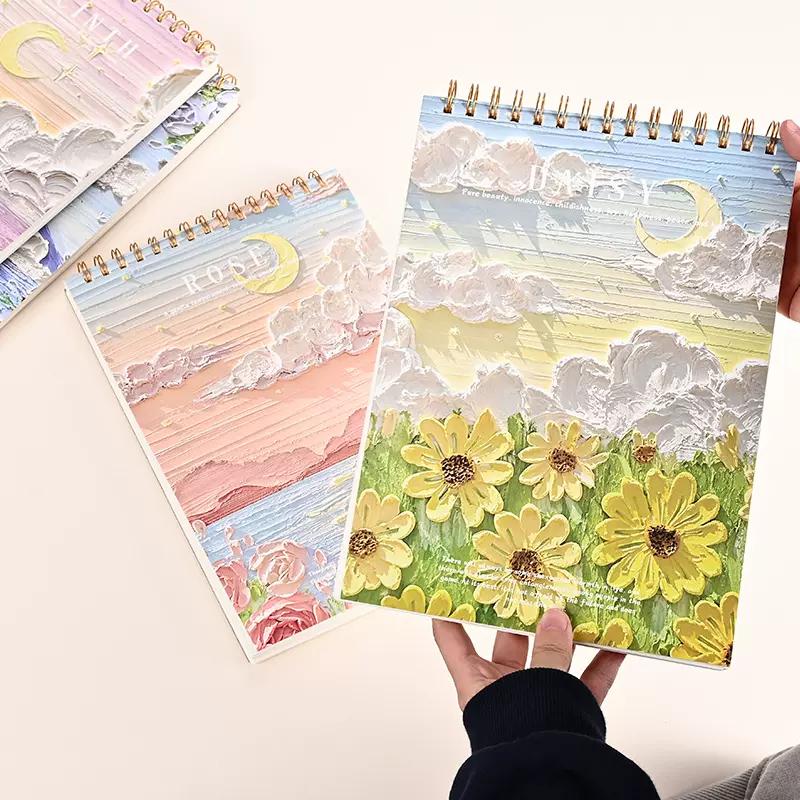 跨境专供素描本A4加厚画画本美术生专用本速写本活页画册空白图画