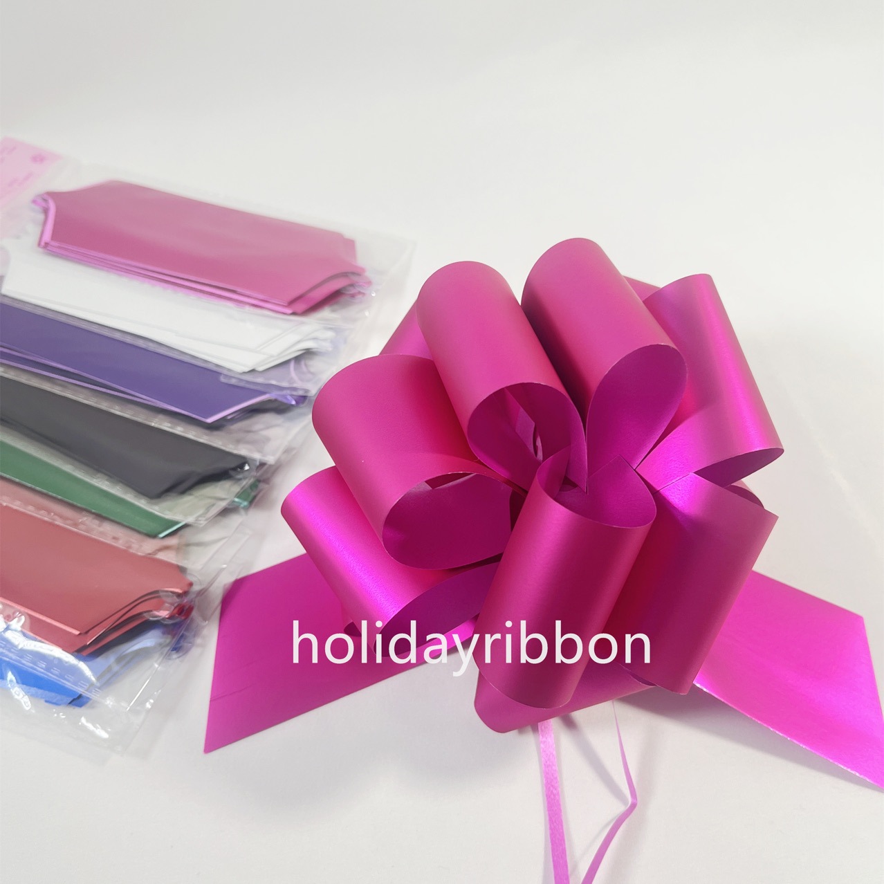 Nuevo transfronterizo 50 # gran estereoscópico matriz de flores de Navidad embalaje de regalo de flores mano fabricantes de cinta colorida al por mayor