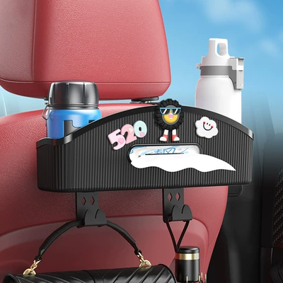 Car tissue box/set, Rear Storage Storage Box Car - 520-koulun-car-chair-back-tissue-storage-black