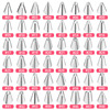 wholesale 48 Stainless steel Decorating mouth baking Cake Piping tool diy Milking Oil glue Decorating mouth trumpet