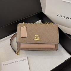 25年に爆発した高級感ファッションに合わせてオルガンバッグの女性bagsが国境を越えてカバーしたプリントチェーンのシングルショルダーバッグ