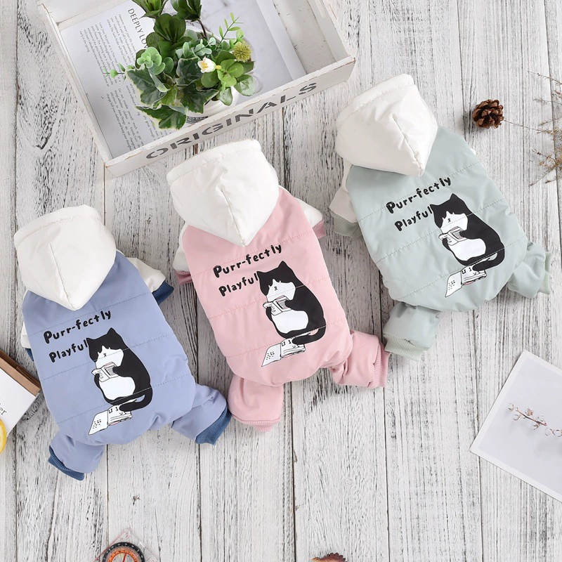 Новая одежда для собак все включено ветрозащитная четвероногая собачья одежда