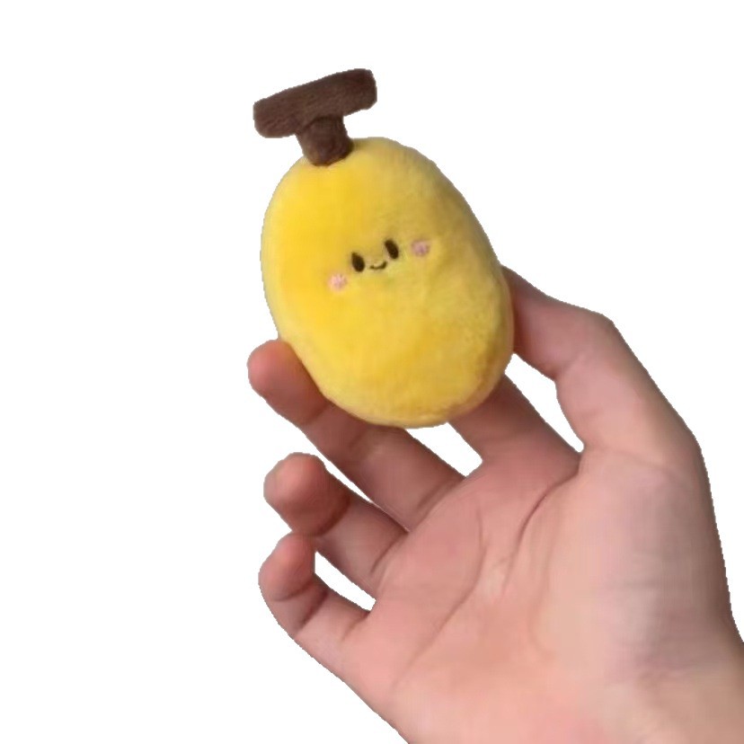Pequeño libro rojo con juguetes de plátano de peluche lindos muñecas creativas bolsas de muñecas colgantes llaveros amigos regalos