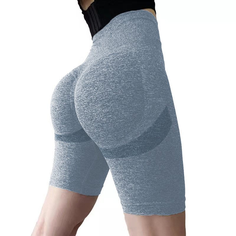 Internet Popular Tight Hip Shorts Women's Leggings Quick-drying Fitness Pants High Waist Hip-lifting Sports Pants All-match Outer Wear