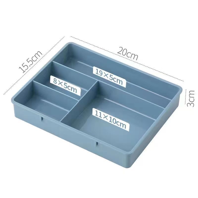 Compartimiento del cajón caja de almacenamiento de escritorio multifuncional papelería joyería caja de organización dormitorio estudiante herramienta de almacenamiento caja pequeña