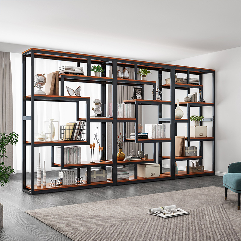 Estante de exhibición de estante doméstico pantalla divisoria nuevo estilo chino Bogo estante de almacenamiento estante de exhibición de almacenamiento hueco piso