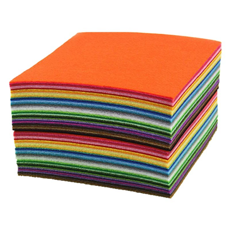 Красочная ткань ручной работы «сделай сам», 40*50 см, детский сад, образовательный экологически чистый материал, нетканый фетр, нетканая ткань