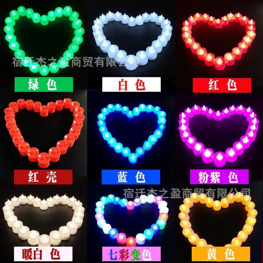 Светодиодный электронный свет свечи романтическое ухаживание свадебный бар чай свеча предложение креативные подарки завод прямые продажи