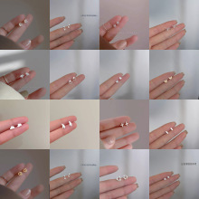 时尚耳骨钉耳饰网红爆款设计感小众耳环养耳洞高级感小巧耳钉女