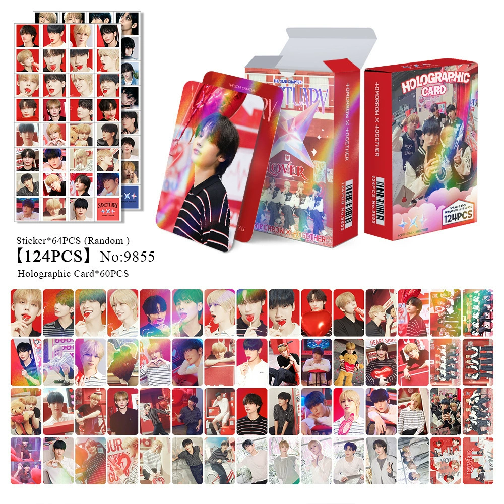 New Model Exclusively for Foreign Trade: 124 Holographic Cards, Total Chain Gidle Str Bptwice Celebrity Merchandise Lomo Small Cards