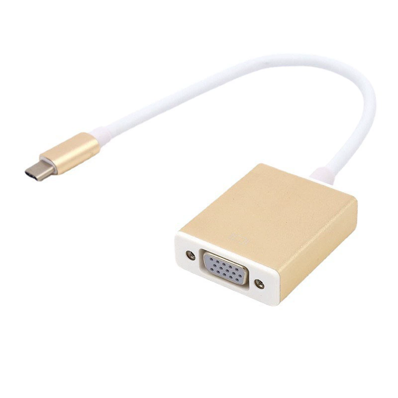 USB3.1 Type-C роторный VGA кабель-HD для компьютера USB-C к VGA конвертер