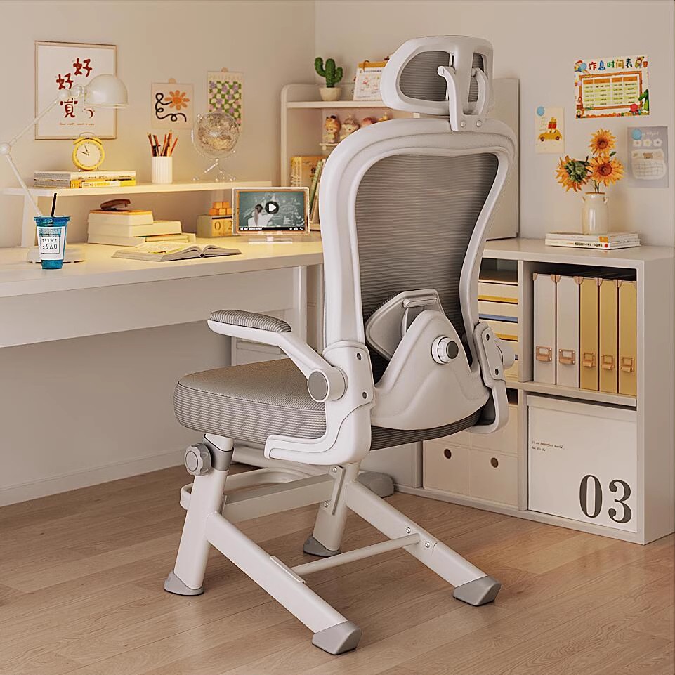 Silla de aprendizaje Silla especial para adolescentes Los estudiantes de secundaria y preparatoria pueden subir y bajar sillas de computadora ajustables, escritorios y sillas