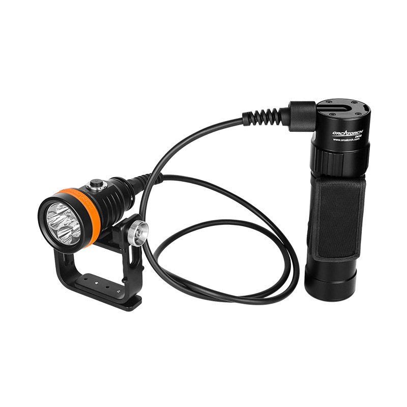 Orcatorchイタチd630潜水照明灯レスキュー釣り分離式専門技術潜在懐中電灯メインランプ|undefined