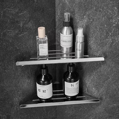 304 stainless steel triangular shelf bathroom toilet corner wall hanging shower room washroom wall corner storage rack