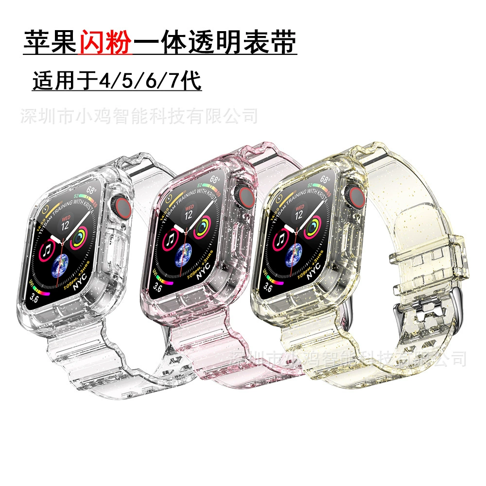 Apple, прозрачный ремешок для часов, браслет