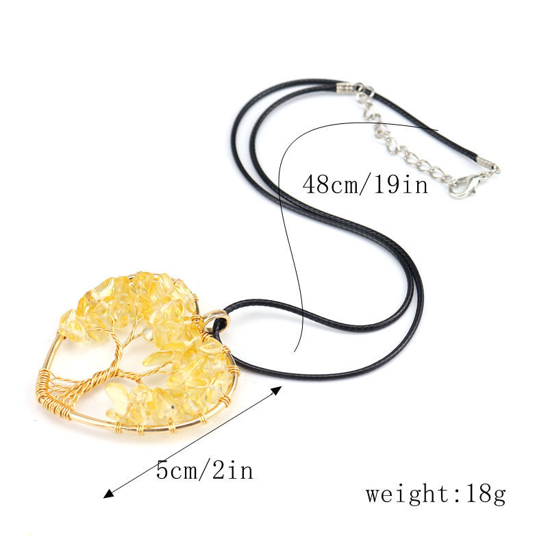 Retro Geometric Agate Plating Crystal Necklace 1 Piece