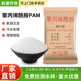 Polyacrylamide Pam Anion/Cation Non-Ionic Flocculant Precipitant Sand Washing Coal Washing Breeding Sewage Treatment